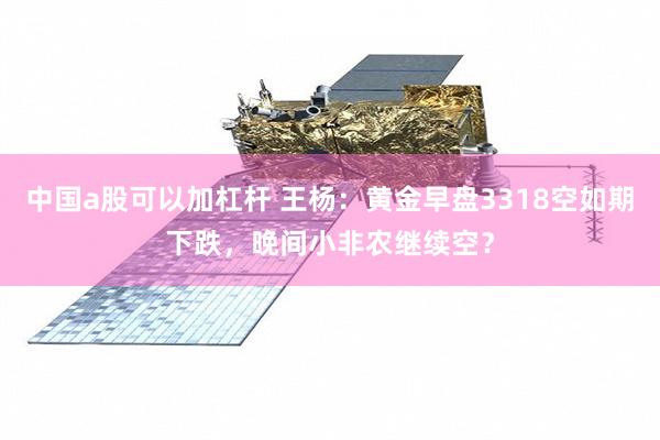 中国a股可以加杠杆 王杨：黄金早盘3318空如期下跌，晚间小非农继续空？
