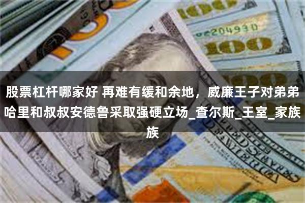 股票杠杆哪家好 再难有缓和余地，威廉王子对弟弟哈里和叔叔安德鲁采取强硬立场_查尔斯_王室_家族