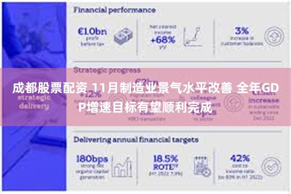 成都股票配资 11月制造业景气水平改善 全年GDP增速目标有望顺利完成